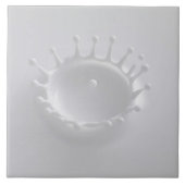 Carreau Éclaboussure de lait (Devant)