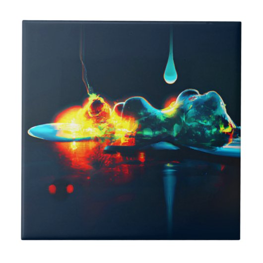 Carreau Éclairage Liquide (Devant)