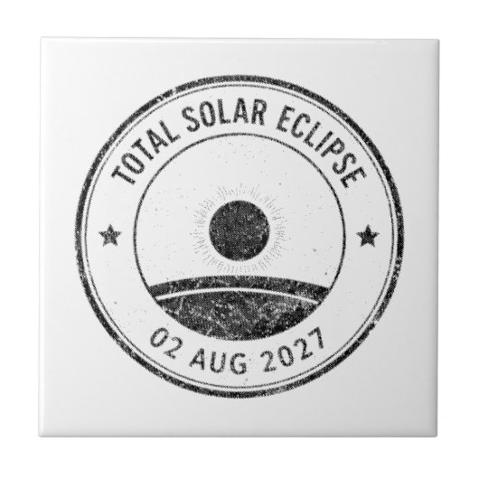 Carreau Éclipse solaire du 2 août 2027 (Devant)