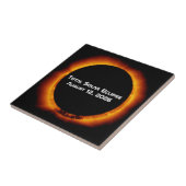 Carreau Éclipse solaire totale de 2026 (Côté)
