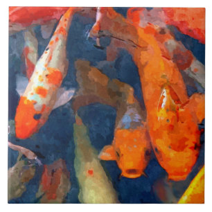 Carreau École de Koi II