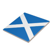 Carreau Ecosse's Saltire, Drapeau écossais (couleur offici (Côté)