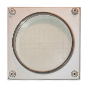 Carreau Écran d'affichage vintage Oscilloscope