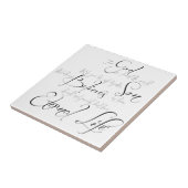 Carreau écriture Jean 3:16 (Côté)