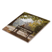 Carreau Écriture Soyez toujours et Sachez que je suis Dieu (Côté)