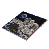 Carreau Écureuil dans l'espace (Côté)