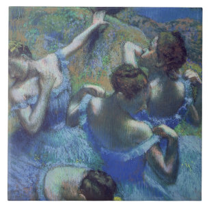 Carreau Edgar Degas  Blue Dancers, c.1899