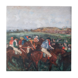 Carreau Edgar Degas - Course de gentlemen
