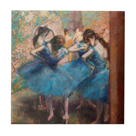 Carreau Edgar Degas - Danseurs en bleu (Devant)