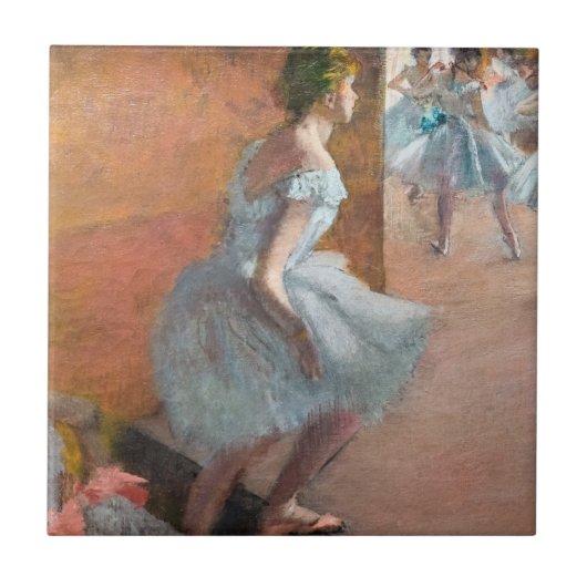 Carreau Edgar Degas - Danseurs Escalade d'un escalier (Devant)