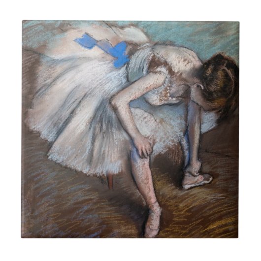 Carreau Edgar Degas - Danseuse assise (Devant)