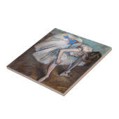 Carreau Edgar Degas - Danseuse assise (Côté)