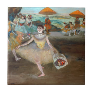 Carreau Edgar Degas - Danseuse au bouquet, saluant sur la 