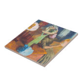 Carreau Edgar Degas - La boutique de la friterie (Côté)