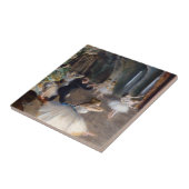 Carreau Edgar Degas - La répétition du ballet sur scène (Côté)