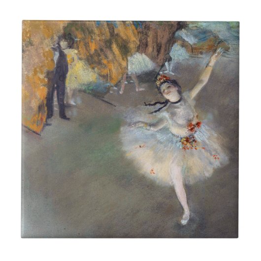 Carreau Edgar Degas - L'Étoile / Danseur sur scène (Devant)