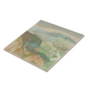 Carreau Edgar Degas - paysage (Côté)