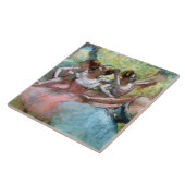 Carreau Edgar Degas | quatre ballerines sur l'étape (Côté)