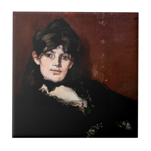 Carreau Edouard Manet - Berthe Morisot Allongée (Devant)