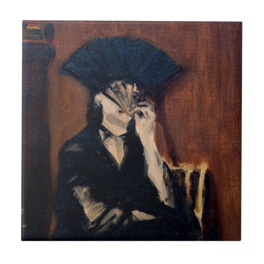 Carreau Edouard Manet - Berthe Morisot avec ventilateur (Devant)