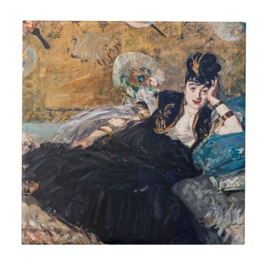 Carreau Edouard Manet - Dame aux Éventails (Devant)