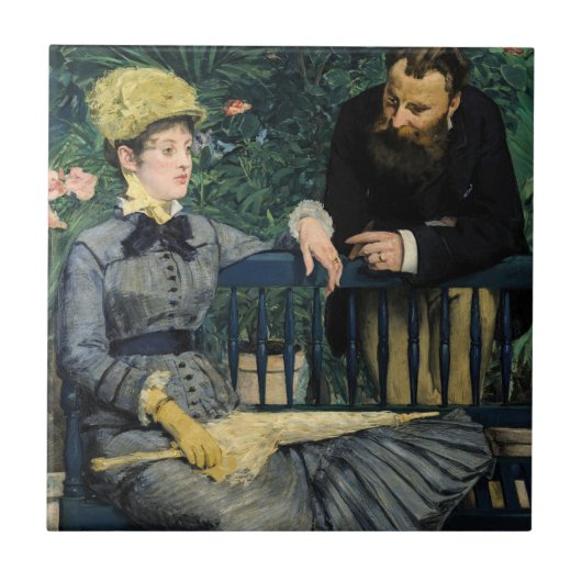 Carreau Edouard Manet - Dans la serre (Devant)