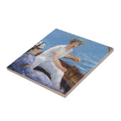 Carreau Edouard Manet - En bateau (Côté)
