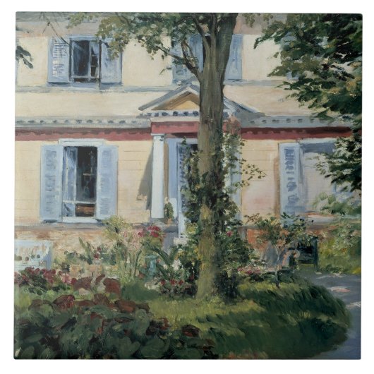Carreau Edouard Manet - La Maison de Rueil (Devant)