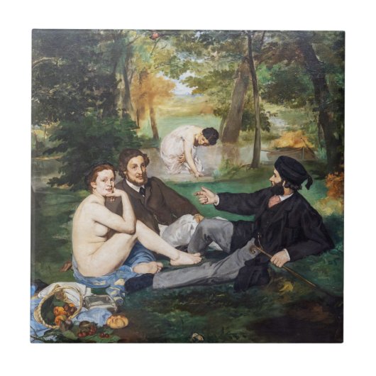 Carreau Edouard Manet - Le Déjeuner sur l'Herbe (Devant)