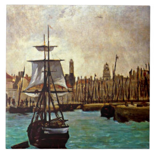 Carreau Edouard Manet - Le Port de Bordeaux
