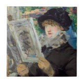 Carreau Edouard Manet - Lecture Femme (Devant)