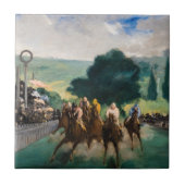 Carreau Edouard Manet - Les courses à Longchamp (Devant)