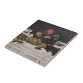 Carreau Edouard Manet - Nature morte, Fruits sur une table (Côté)
