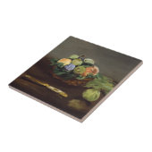Carreau Edouard Manet - Panier de fruits (Côté)