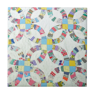 Carreau Édredon de patchwork coloré
