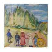 Carreau Edvard Munch - La forêt Fairytale (Devant)