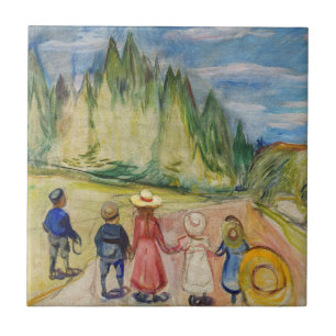 Carreau Edvard Munch - La forêt Fairytale
