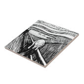 Carreau Edvard Munch - La lithographie de cri (Côté)