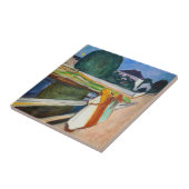 Carreau Edvard Munch - La nuit blanche des filles sur le p (Côté)