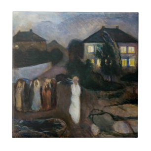 Carreau Edvard Munch - La tempête