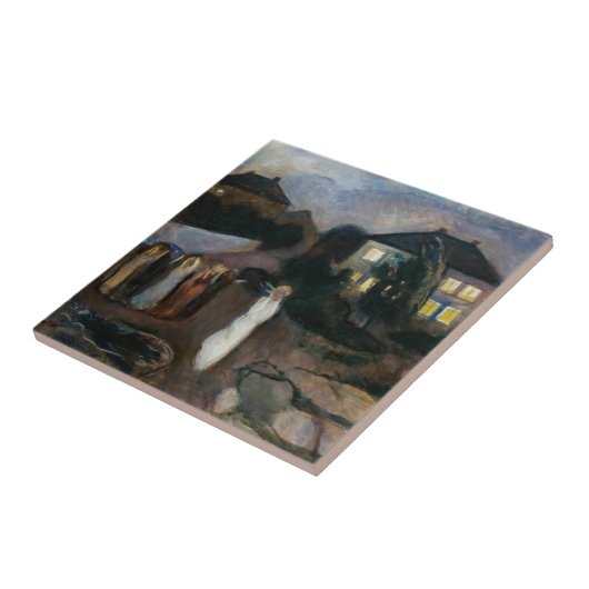 Carreau Edvard Munch - La tempête (Côté)