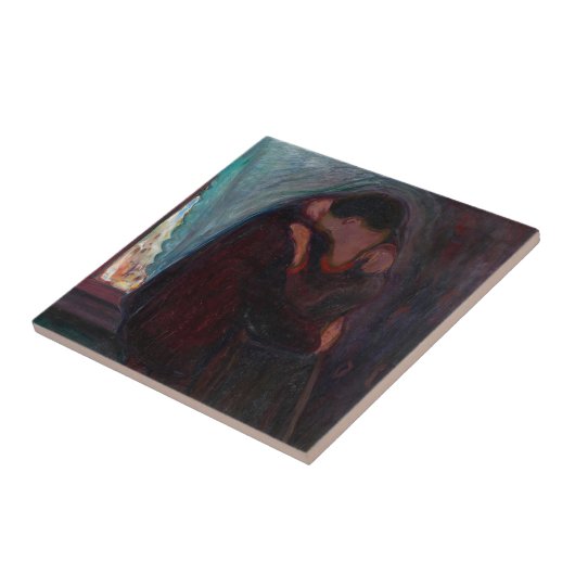 Carreau Edvard Munch - Le baiser (Côté)
