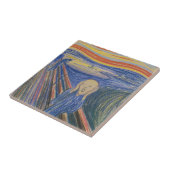Carreau Edvard Munch Le Cri 1895 Impression d'art au paste (Côté)