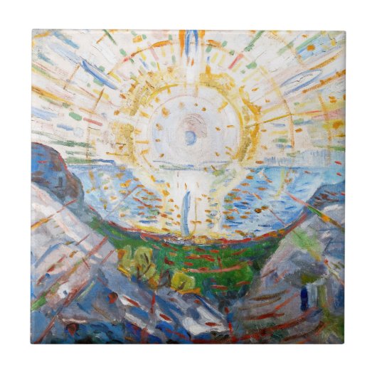 Carreau Edvard Munch - Le Soleil 1912 (Devant)