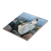 Carreau Edvard Munch - Nuit d'été, Enger sur la plage (Côté)