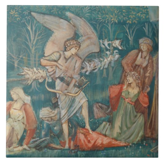 Carreau Edward Burne-Jones - Le décès de Vénus (Devant)