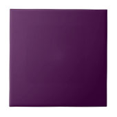 Carreau Eggplant Purple Solid (Devant)