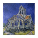 Carreau Église à Auvers par Van Gogh Peinture Art<br><div class="desc">L'église d'Auvers-sur-Oise,  vue du Chevet par Vincent van Gogh</div>