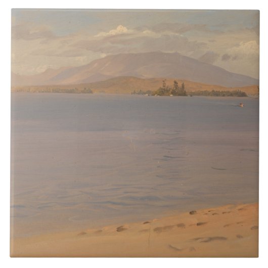 Carreau Église Frederic Edwin - Mont Katahdin du lac (Devant)