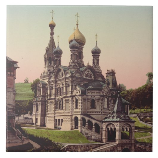 Carreau Église orthodoxe russe à Moscou (Devant)